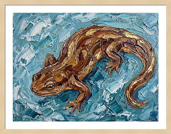 Newt In Vibrant Blues