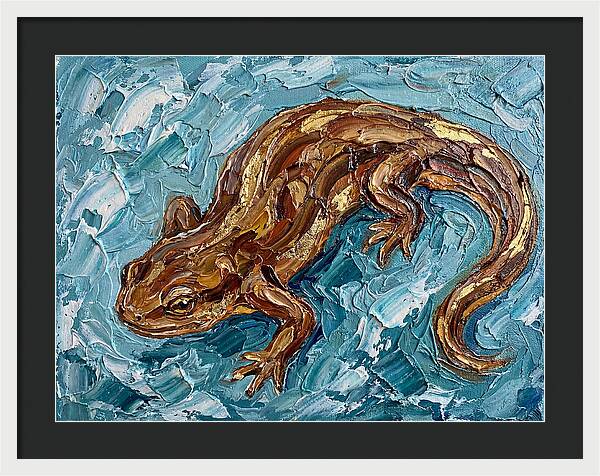 Newt In Vibrant Blues