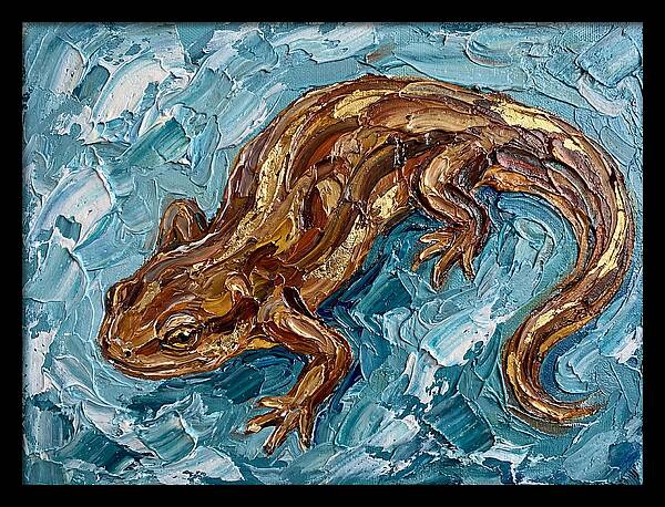 Newt In Vibrant Blues
