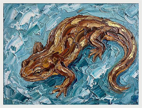 Newt In Vibrant Blues