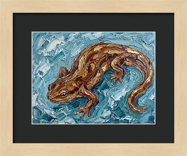 Newt In Vibrant Blues