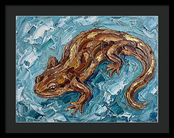 Newt In Vibrant Blues