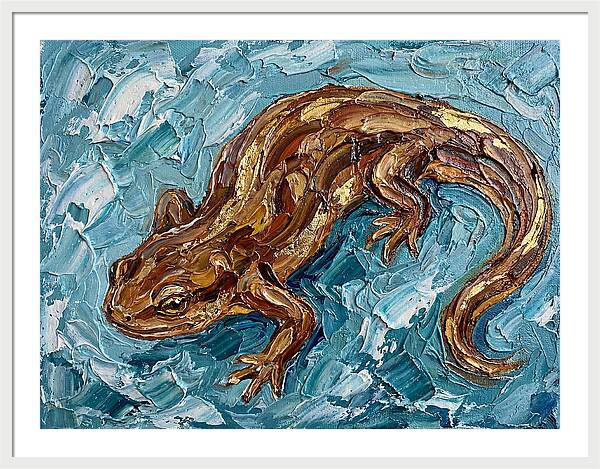 Newt In Vibrant Blues