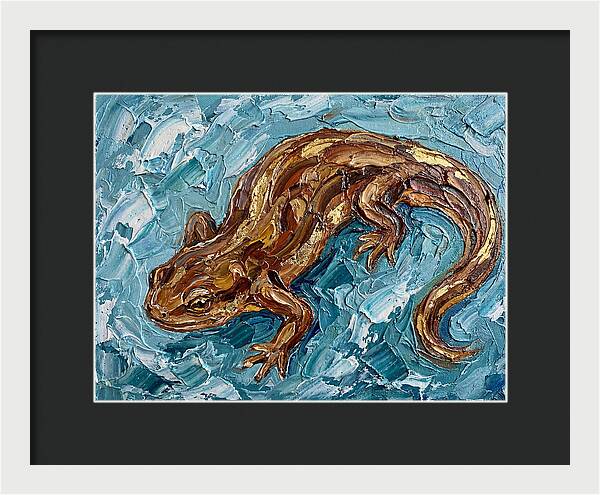 Newt In Vibrant Blues