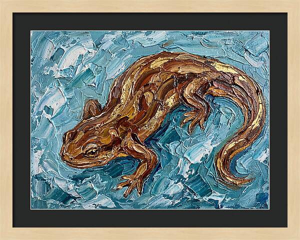 Newt In Vibrant Blues