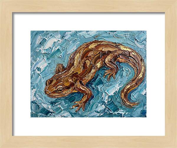 Newt In Vibrant Blues