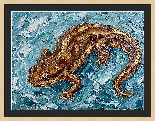 Newt In Vibrant Blues