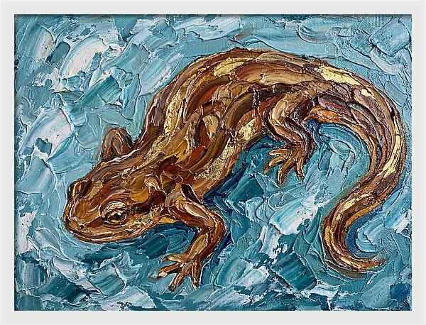 Newt In Vibrant Blues