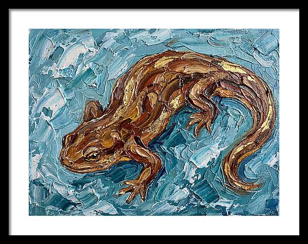 Newt In Vibrant Blues