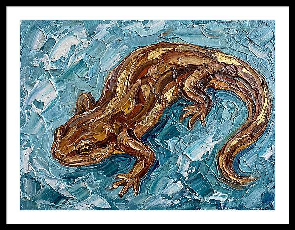 Newt In Vibrant Blues