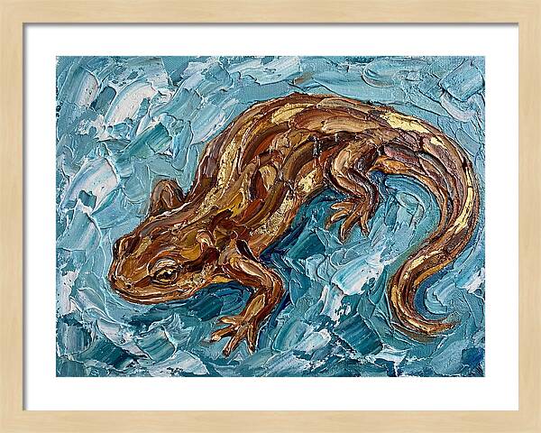 Newt In Vibrant Blues