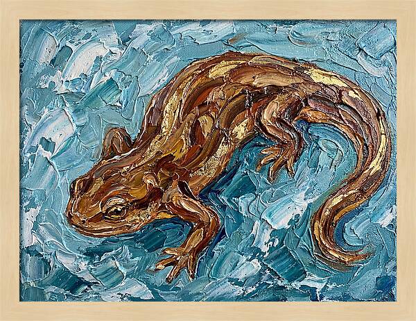 Newt In Vibrant Blues
