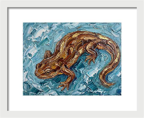 Newt In Vibrant Blues