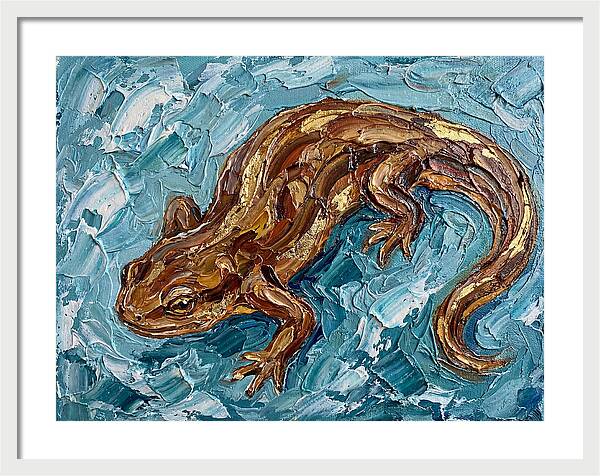 Newt In Vibrant Blues