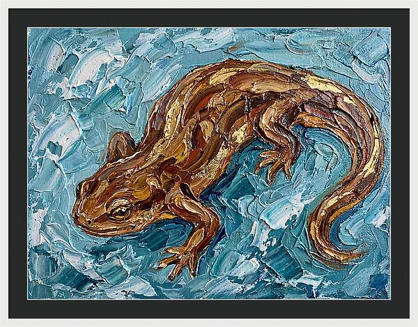 Newt In Vibrant Blues