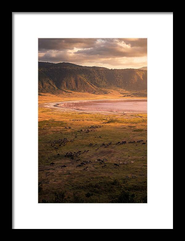 Ngorongoro Crater At Golden Hour