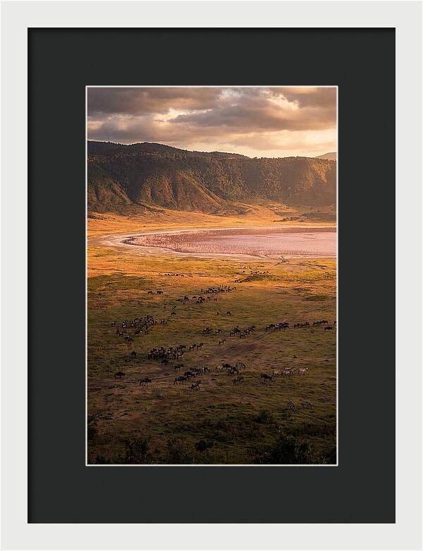 Ngorongoro Crater At Golden Hour
