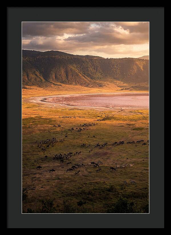 Ngorongoro Crater At Golden Hour