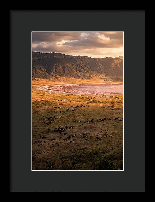 Ngorongoro Crater At Golden Hour