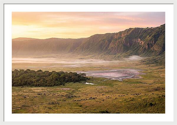 Ngorongoro Crater At Sunrise