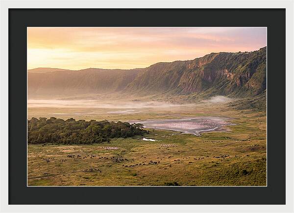 Ngorongoro Crater At Sunrise