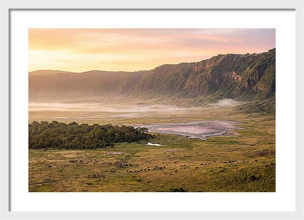 Ngorongoro Crater At Sunrise