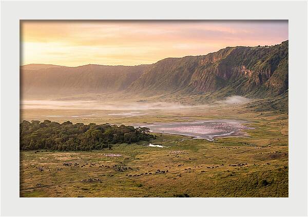 Ngorongoro Crater At Sunrise