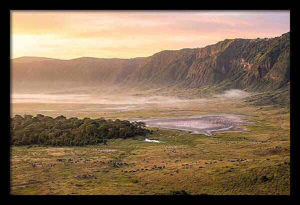Ngorongoro Crater At Sunrise