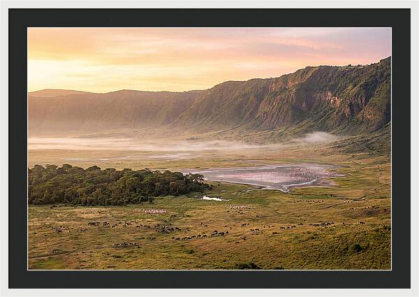 Ngorongoro Crater At Sunrise