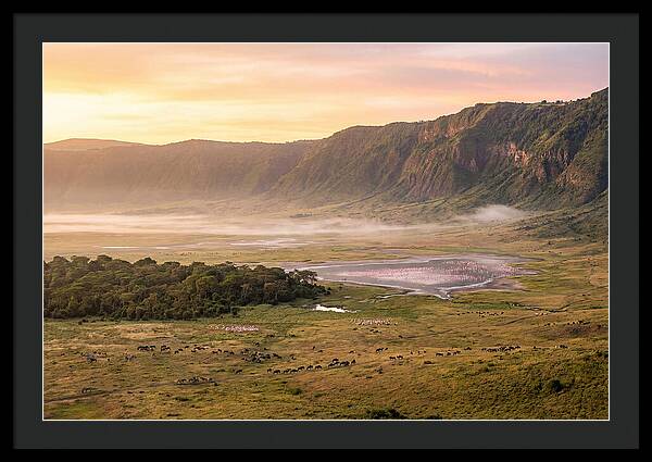 Ngorongoro Crater At Sunrise