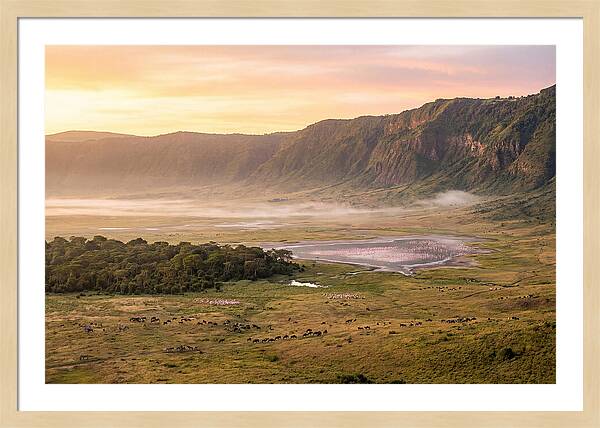 Ngorongoro Crater At Sunrise