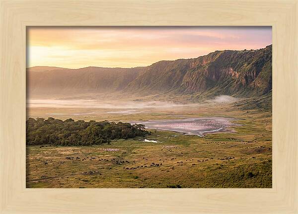 Ngorongoro Crater At Sunrise