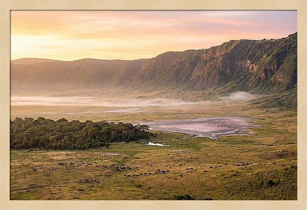 Ngorongoro Crater At Sunrise