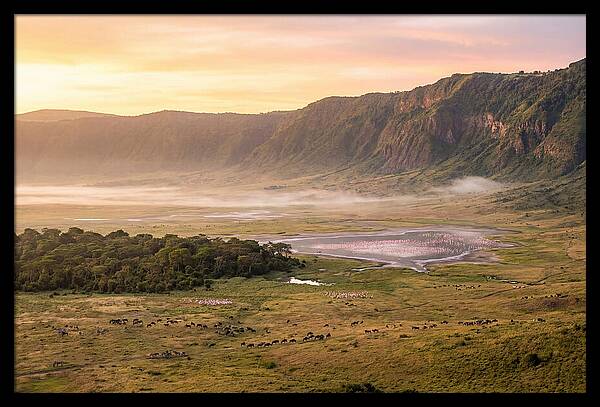 Ngorongoro Crater At Sunrise