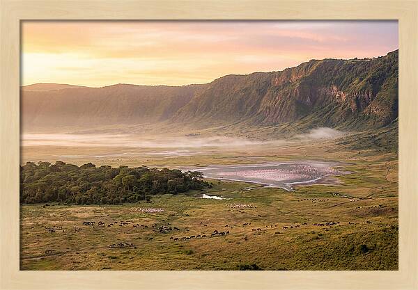 Ngorongoro Crater At Sunrise
