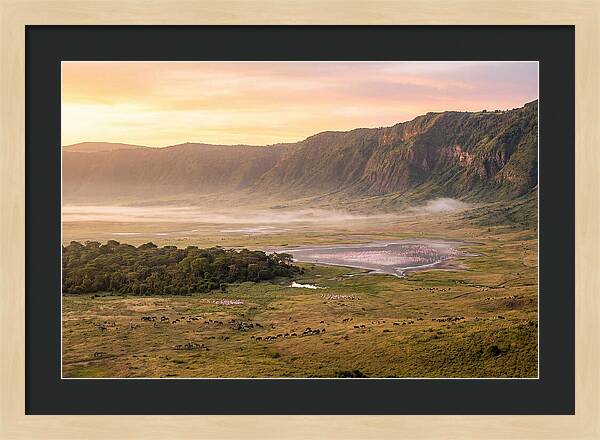 Ngorongoro Crater At Sunrise