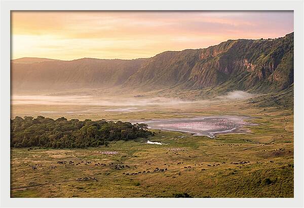 Ngorongoro Crater At Sunrise