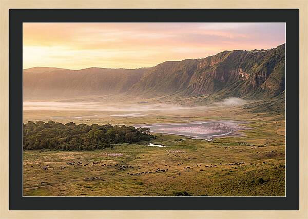 Ngorongoro Crater At Sunrise