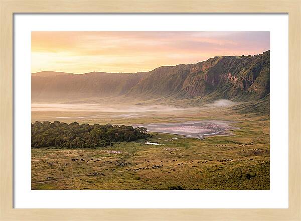 Ngorongoro Crater At Sunrise