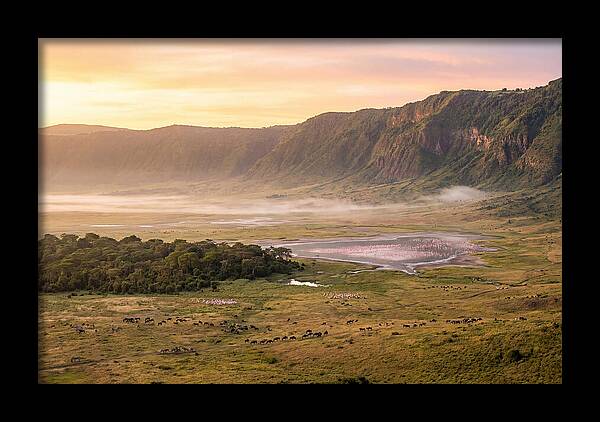 Ngorongoro Crater At Sunrise