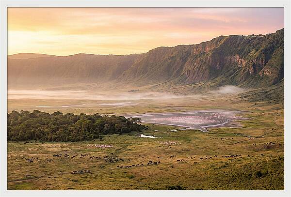 Ngorongoro Crater At Sunrise