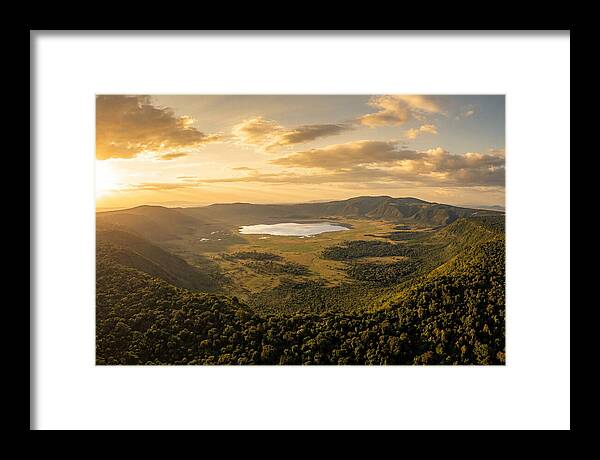 Ngorongoro Crater At Sunset