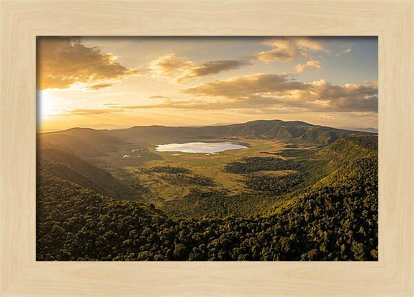 Ngorongoro Crater At Sunset