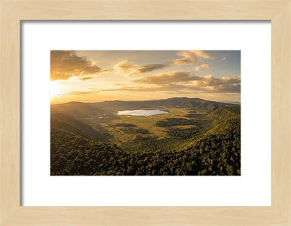 Ngorongoro Crater At Sunset