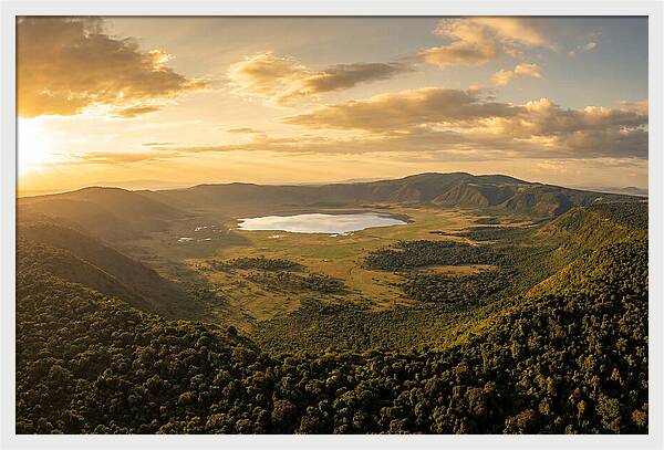 Ngorongoro Crater At Sunset