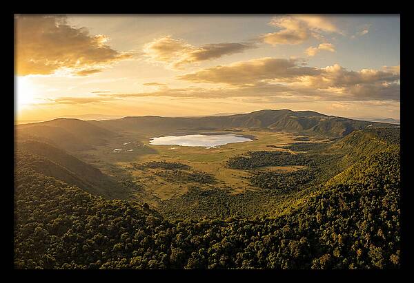 Ngorongoro Crater At Sunset