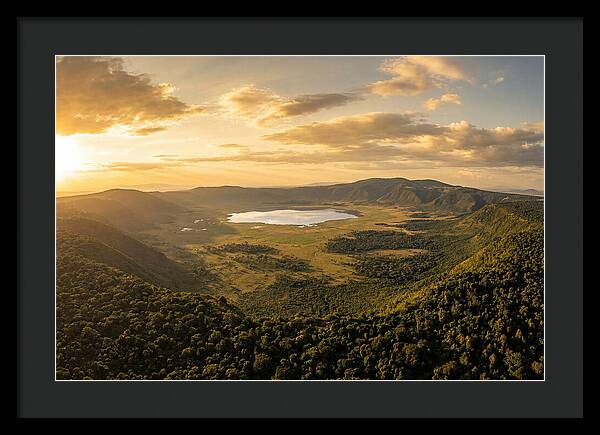 Ngorongoro Crater At Sunset