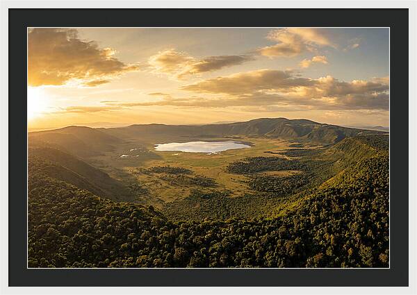 Ngorongoro Crater At Sunset