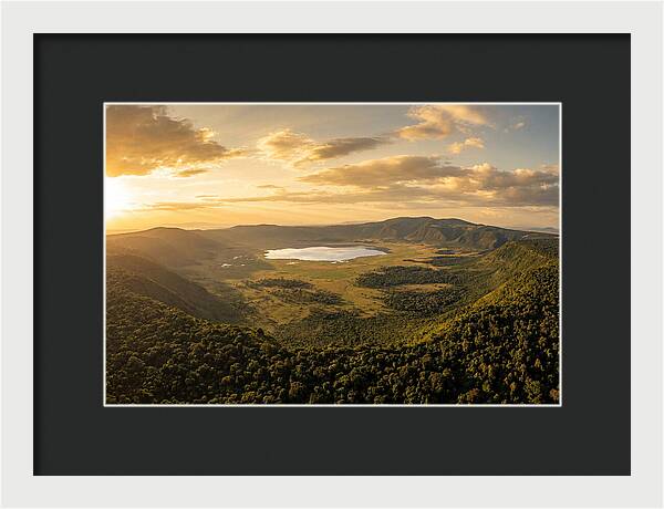 Ngorongoro Crater At Sunset