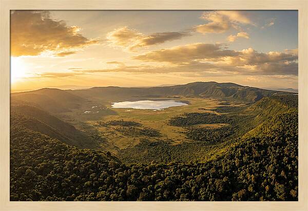 Ngorongoro Crater At Sunset